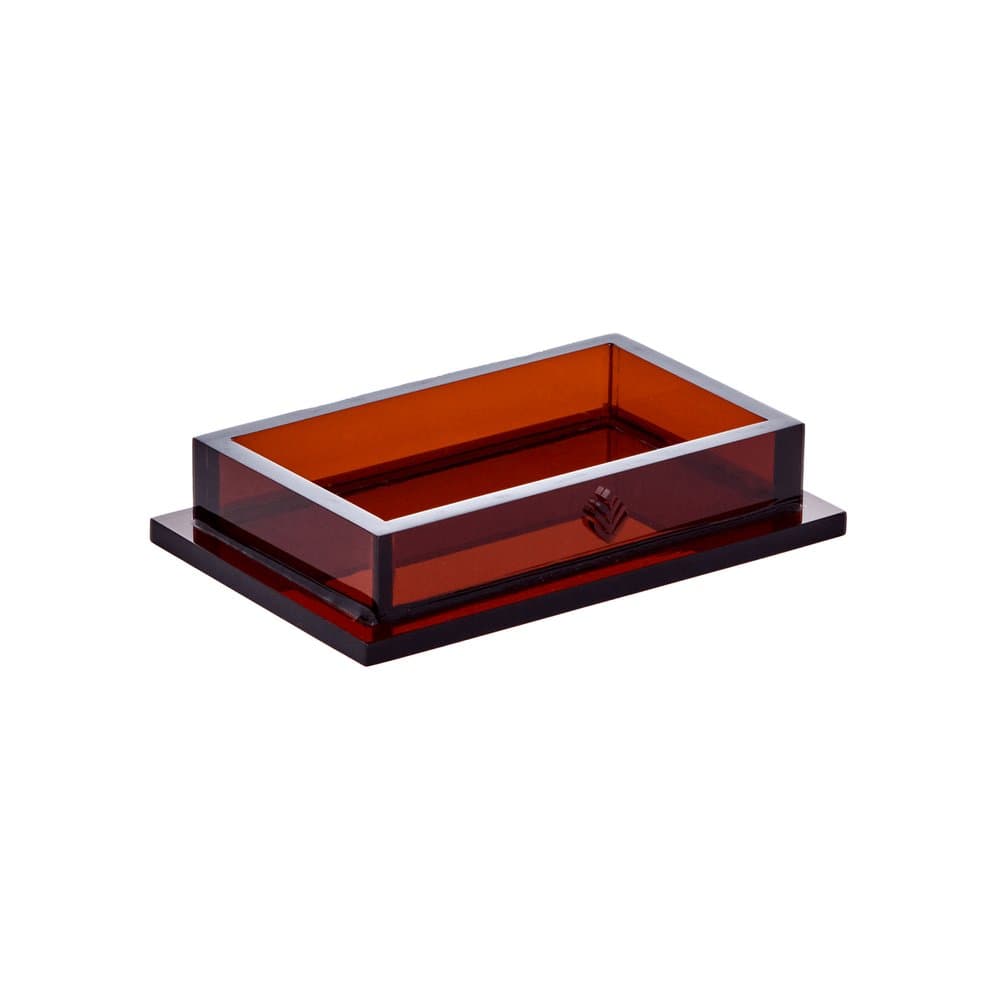 Bandeja Diamante Folha Âmbar M