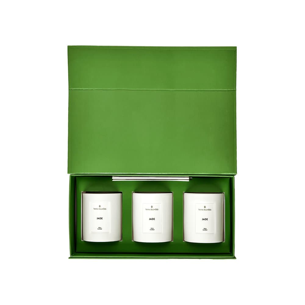 Kit Trio Mini Velas Jade